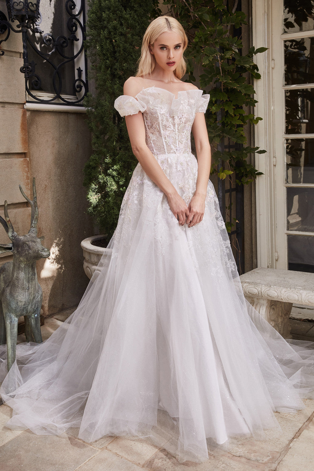 Eloise Garden Embroidery Ball Gown By Andrea And Leo -A1090