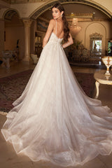 A-Line Chantilly Lace Wedding Gown By Andrea And Leo -A1102W