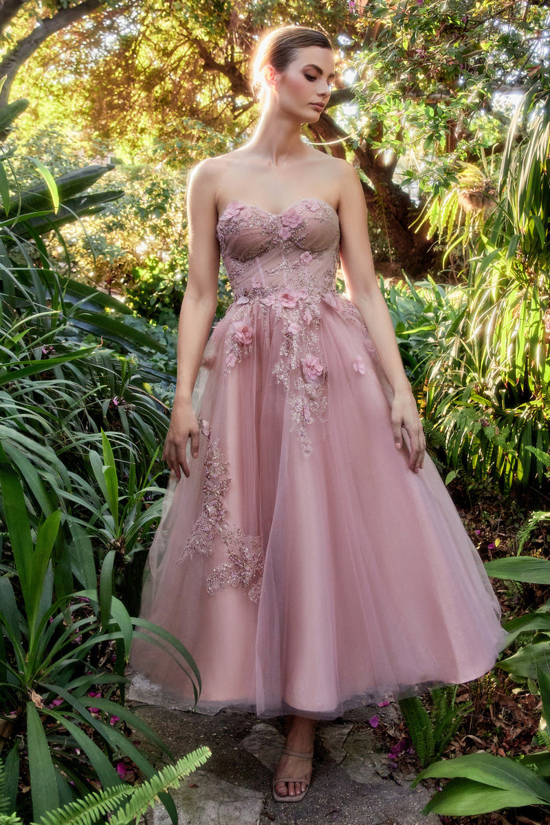 Corset Bodice A-Line Dress By Andrea and Leo -A1195