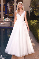 Glitter Bridal Gown By Cinderella Divine -CB077W