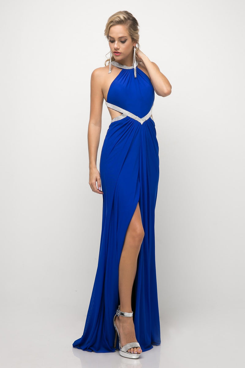 Beaded Stretch Knit Sheath Dress by Cinderella Divine -CD019