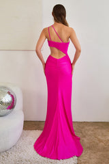 Fitted Cut Out Long Dress By Cinderella Divine -CD887