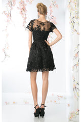 MyFashion.com - Lace Short Dress(CF027) - Cinderella Divine promdress eveningdress fashion partydress weddingdress 
 gown homecoming promgown weddinggown 