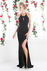 Beaded Stretch Knit Sheath Dress By Cinderella Divine -CF086
