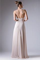 Long Strappy Back Dress by Cinderella Divine -CH526