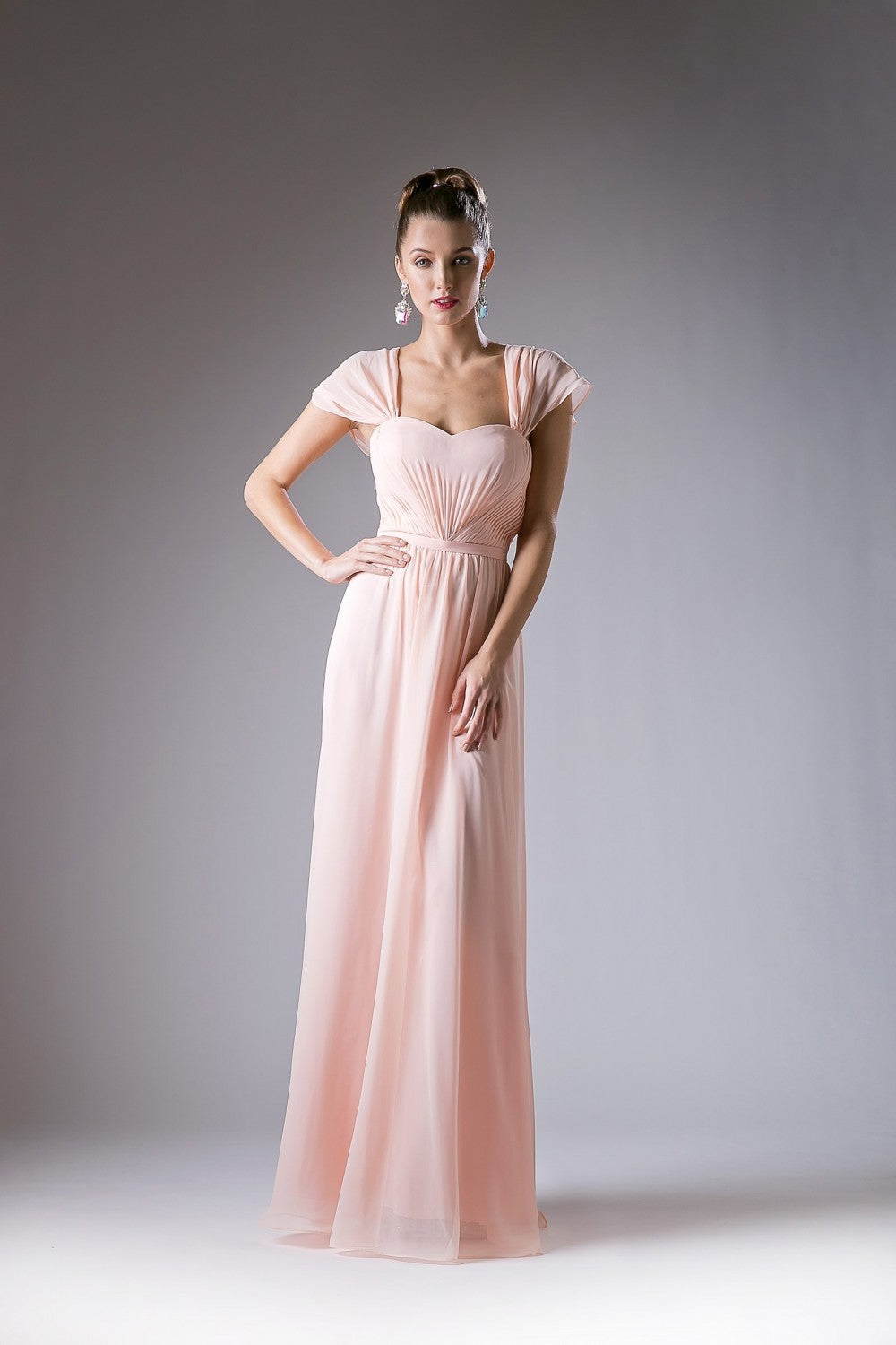 Chiffon Sheath Dress By Cinderella Divine -CH532