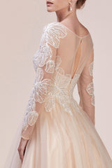 MyFashion.com - HIBISCUS LACE TULLE GOWN (A0586) - Andrea&Leo promdress eveningdress fashion partydress weddingdress 
 gown homecoming promgown weddinggown 