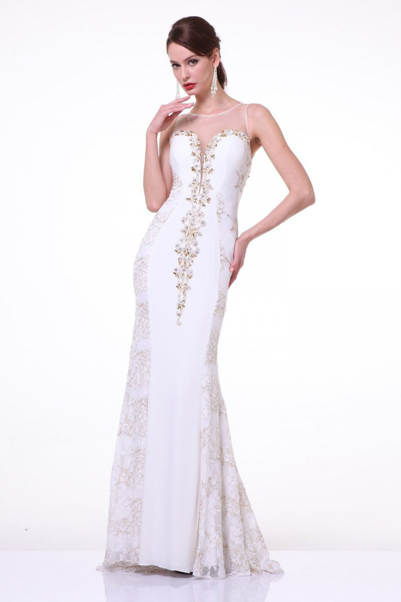 MyFashion.com - Beaded sateen Sheath Dress (JC4101) - Cinderella Divine promdress eveningdress fashion partydress weddingdress 
 gown homecoming promgown weddinggown 