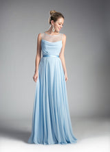 Chiffon Empire Waist Dress by Cinderella Divine -CJ236